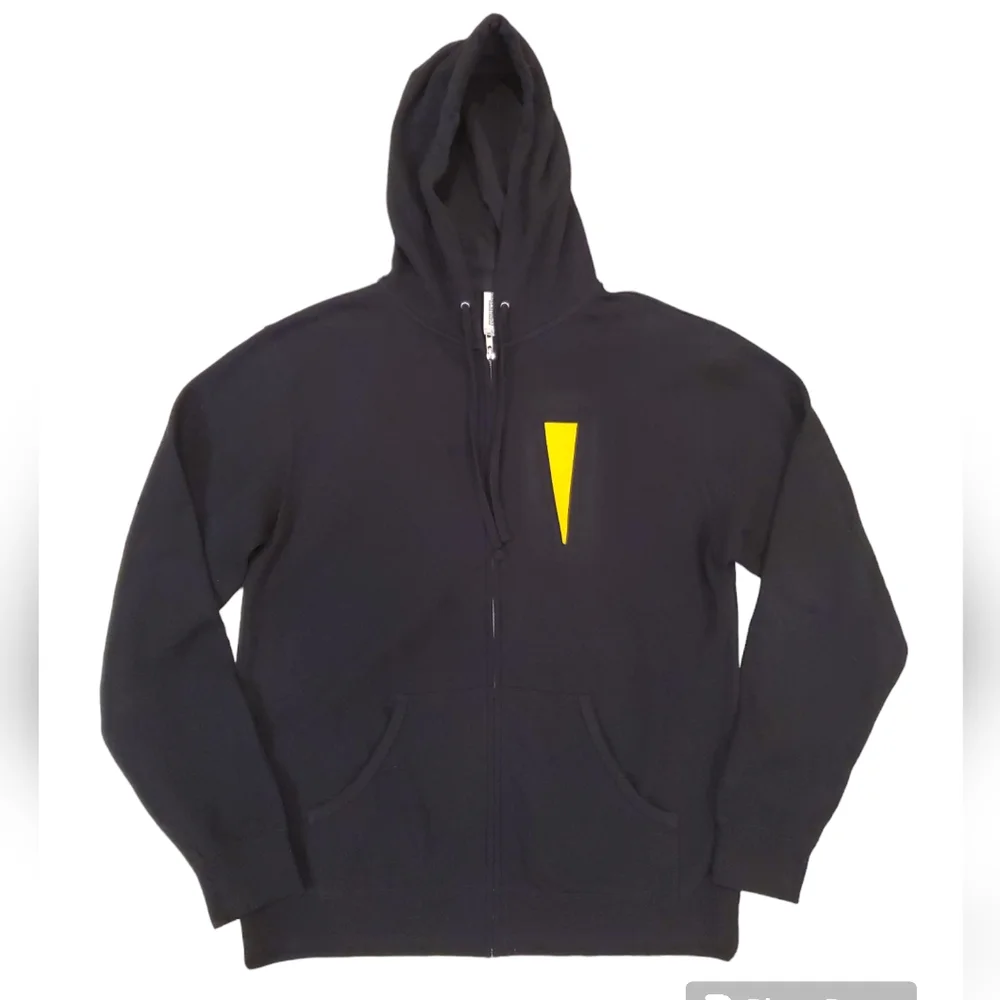 Downtown Las Vegas Men's Gold Spike Cobra Black Full Zip Hoodie Large - Picture 2 of 6